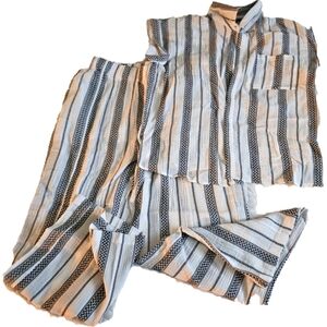 Summer light linen outfit